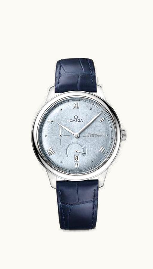 Omega De Ville Power Reserve Master Chronometer Stainless Steel / Ice Blue