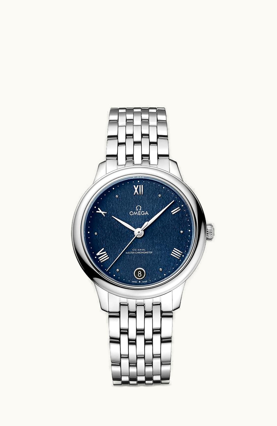 Omega De Ville Master Chronometer 34 Stainless Steel / Blue / Bracelet
