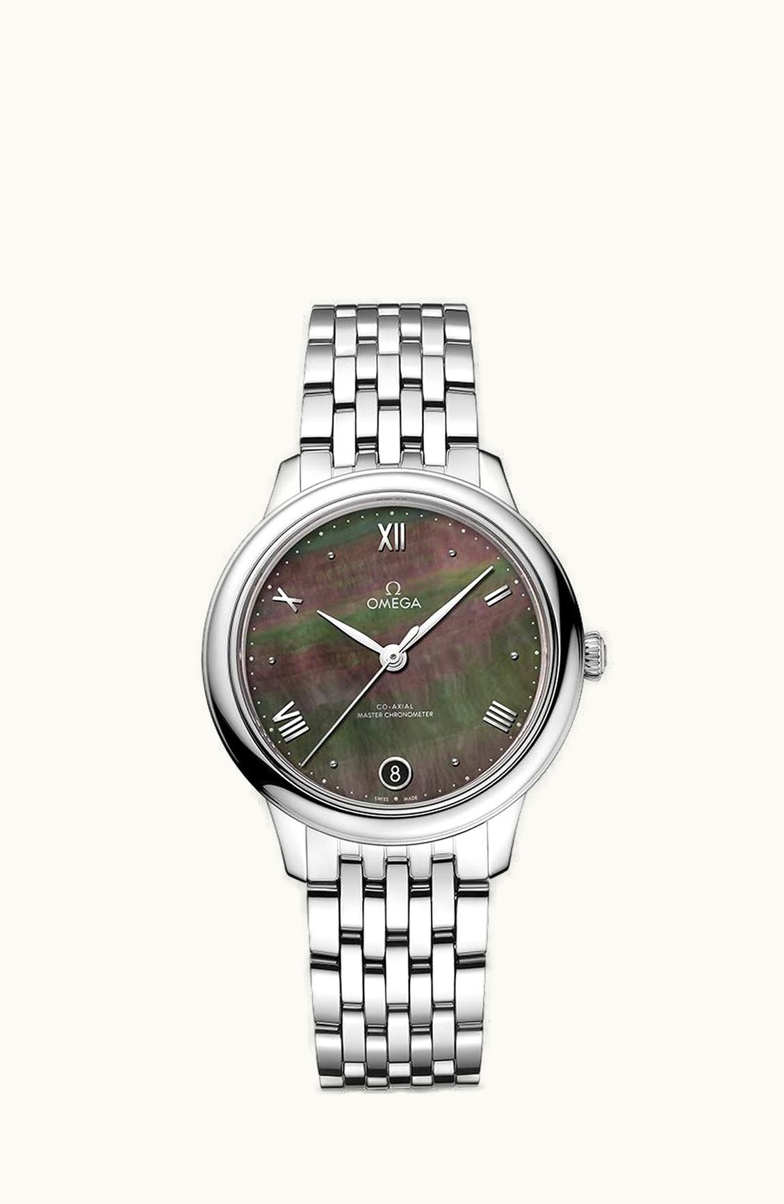 Omega De Ville Master Chronometer 34 Stainless Steel / Brown MOP / Bracelet