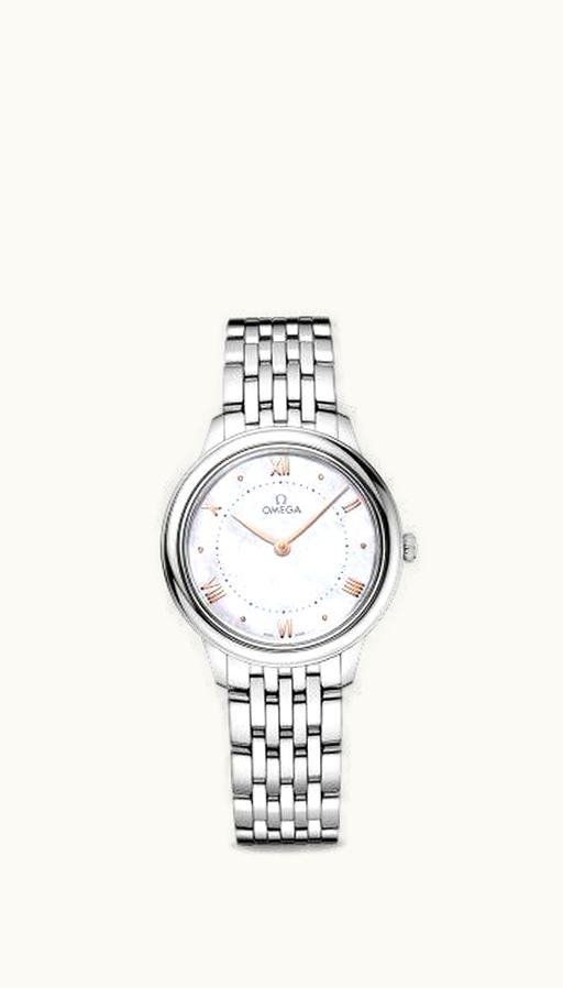 Omega De Ville Quartz 30 Stainless Steel / MOP / Bracelet