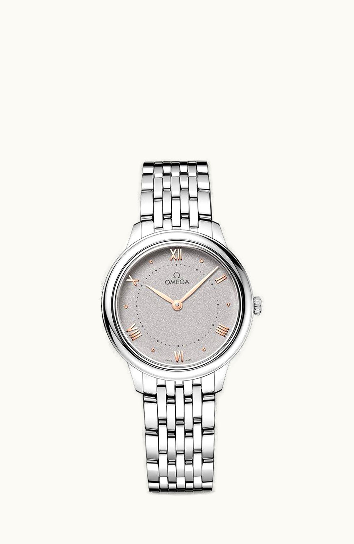 Omega De Ville Quartz 30 Stainless Steel / Grey / Bracelet