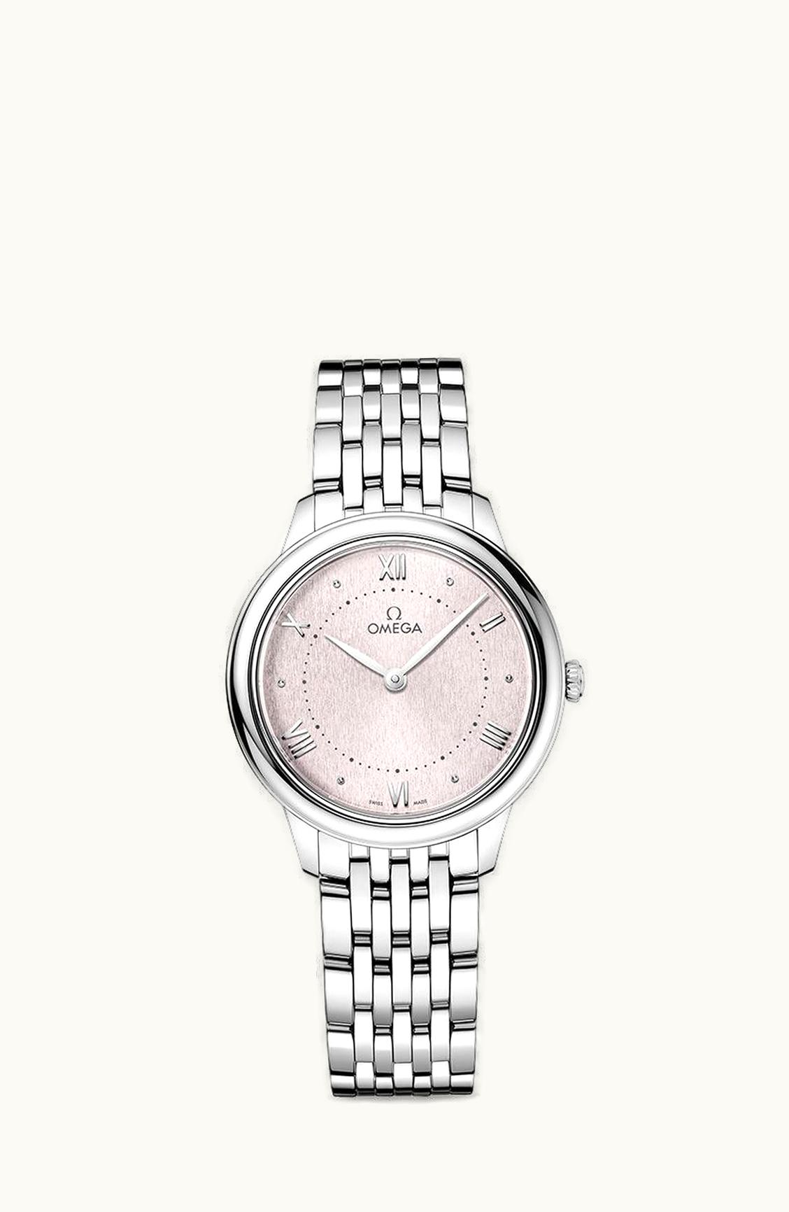 Omega De Ville Quartz 30 Stainless Steel / Rose / Bracelet
