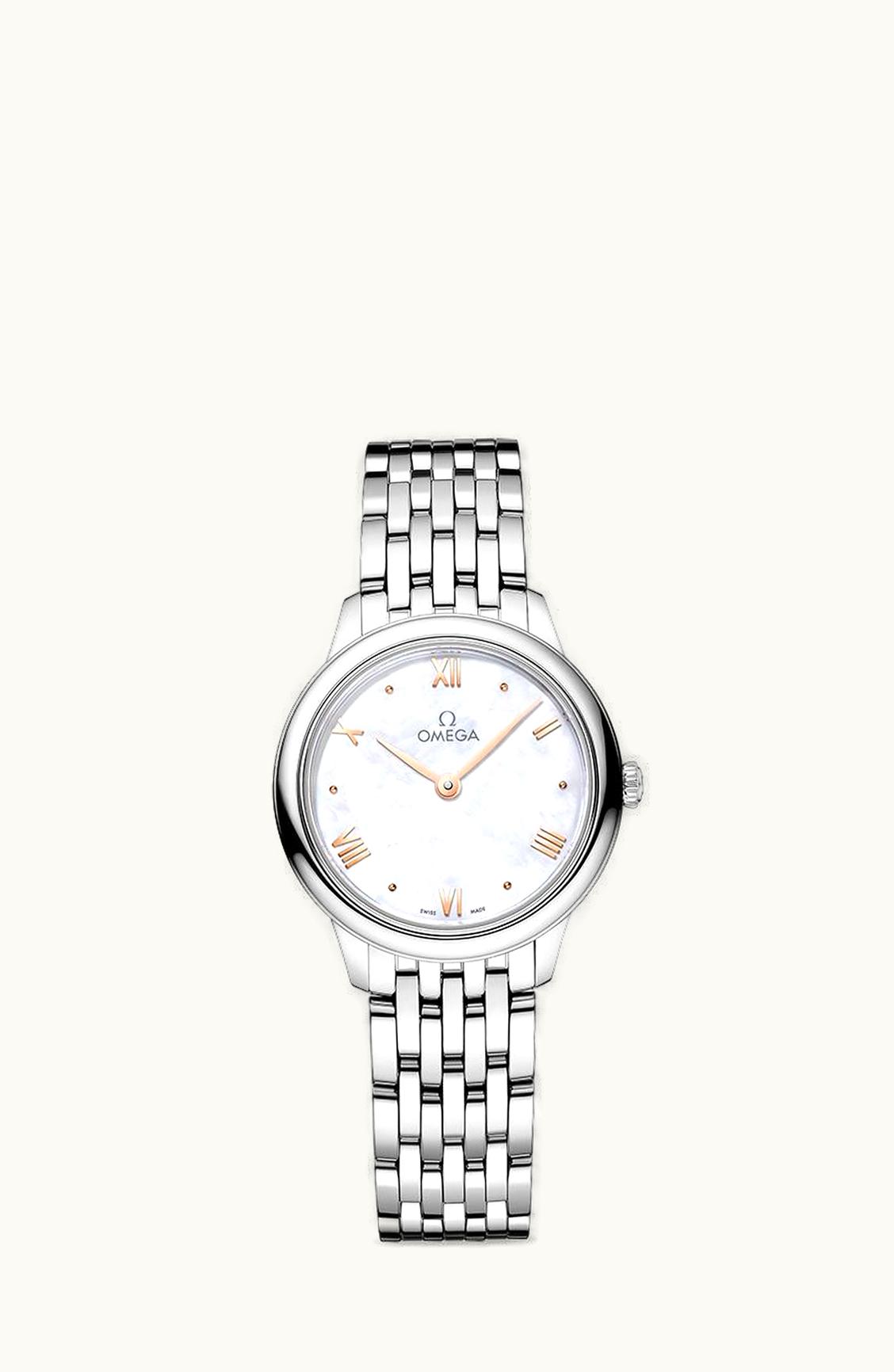 Omega De Ville Quartz 27.5 Stainless Steel / MOP / Bracelet