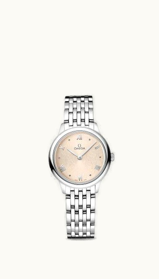 Omega De Ville Quartz 27.5 Stainless Steel / Beige / Bracelet