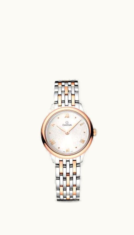 Omega De Ville Quartz 27.5 Stainless Steel - Sedna Gold / Silver / Bracelet