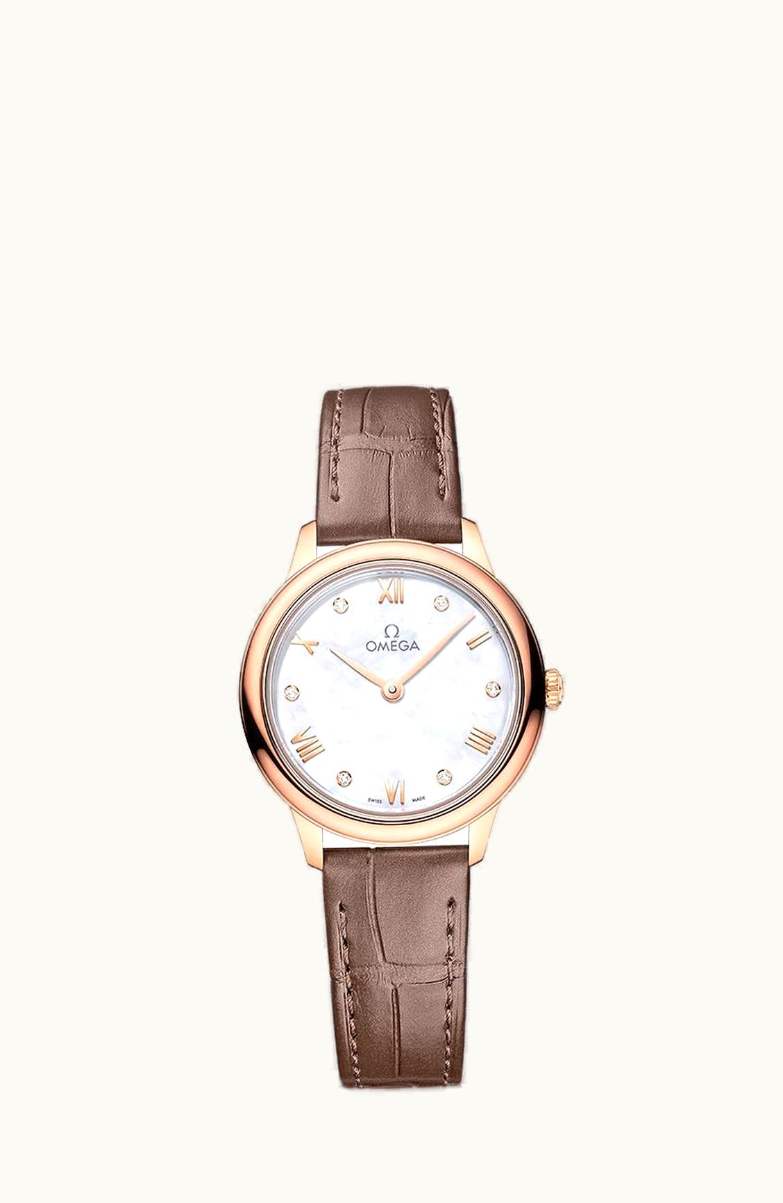 Omega De Ville Quartz 27.5 Sedna Gold / MOP - Diamond