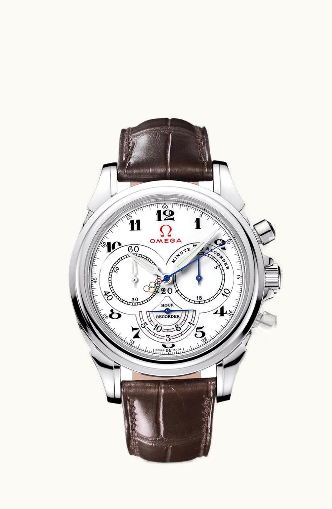 Omega De Ville Co-Axial 41 Chronoscope Stainless Steel / White / Olympic