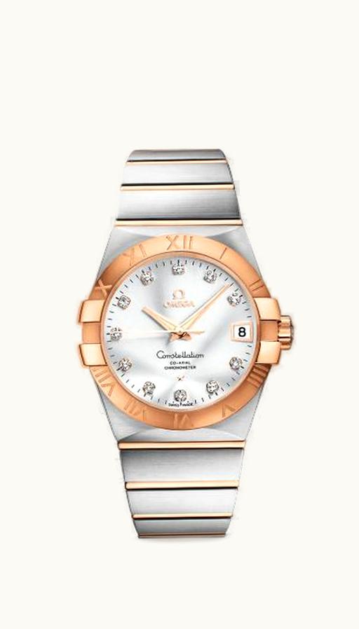 Omega De Ville Prestige Quartz 22 Stainless Steel / Diamond / MOP / Bracelet