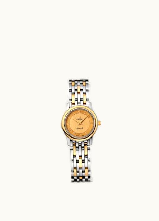 Omega De Ville Prestige Quartz 22 Stainless Steel / Champagne / Bracelet