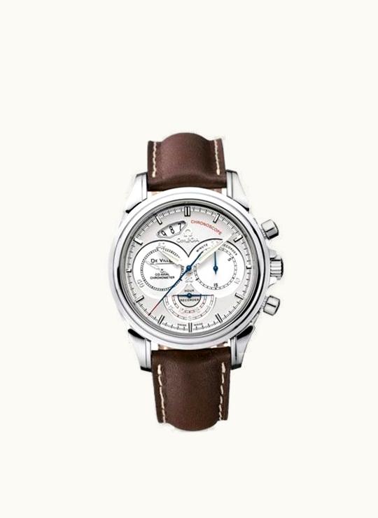 Omega De Ville Co-Axial 41 Chronoscope Stainless Steel / Silver
