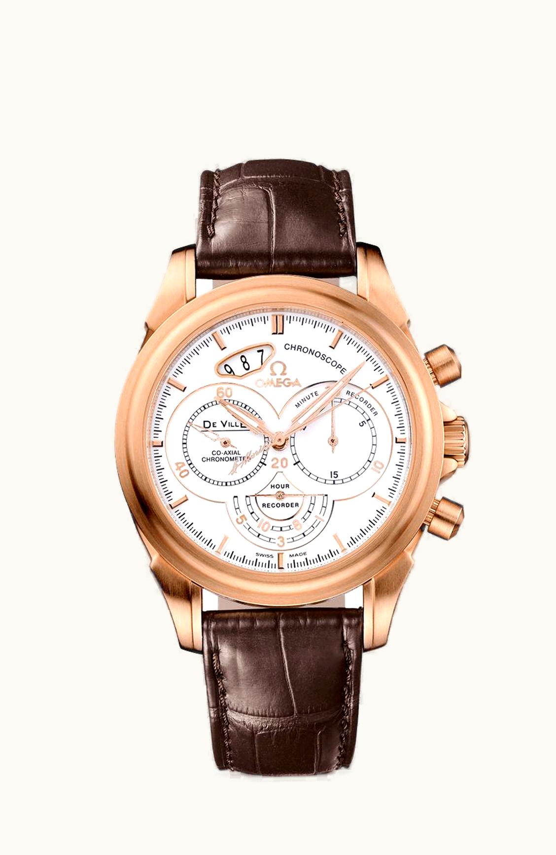 Omega De Ville Co-Axial 41 Chronoscope Red Gold / White / St Moritz