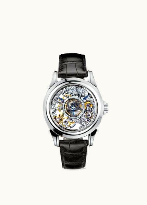 Omega De Ville Tourbillon Platinum / Skeleton