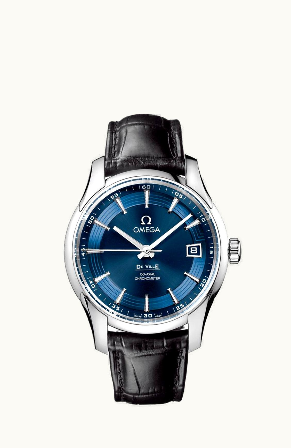 Omega De Ville Hour Vision Co-Axial Stainless Steel / Blue / Orbis