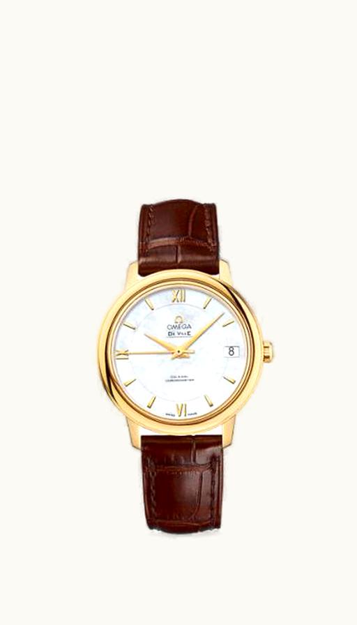Omega De Ville Prestige Co-Axial 32.7 Yellow Gold / MOP