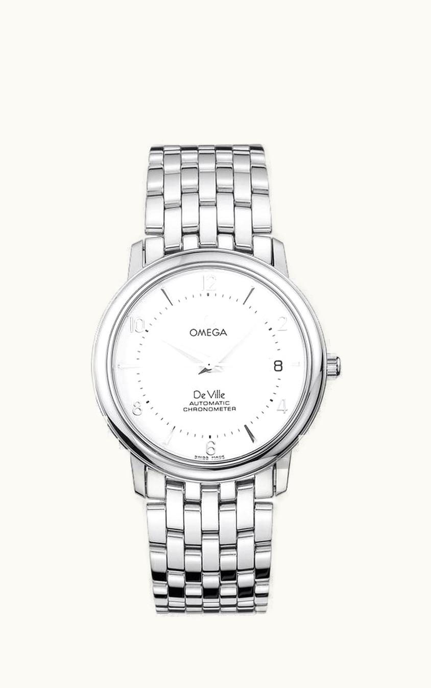 Omega De Ville Prestige Automatic 34.7 Stainless Steel / Silver / Bracelet