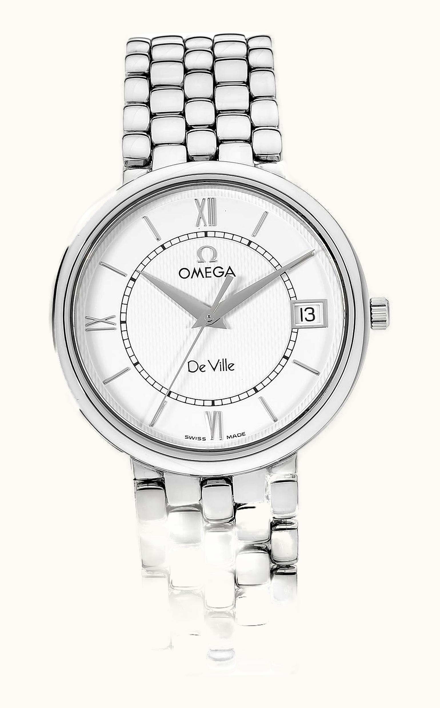 Omega De Ville Classic Quartz 33 Stainless Steel / Silver / Bracelet