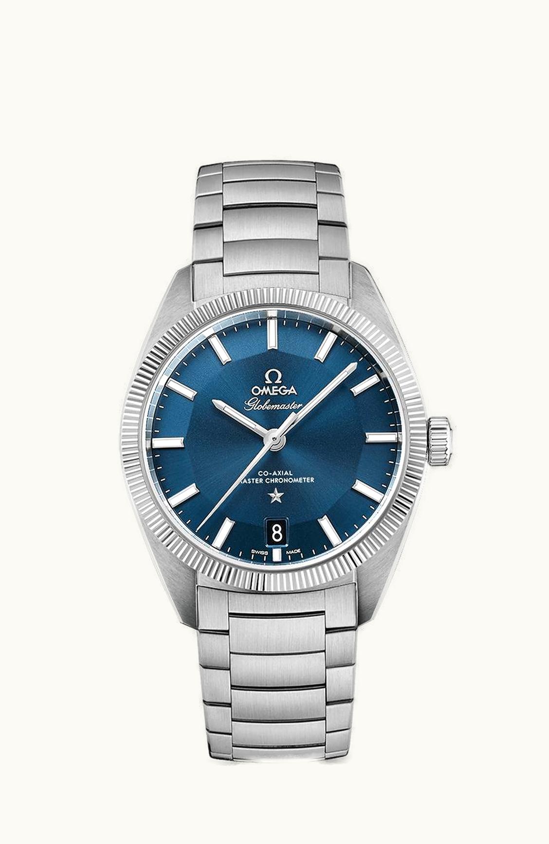 Omega Globemaster Stainless Steel / Blue / Bracelet