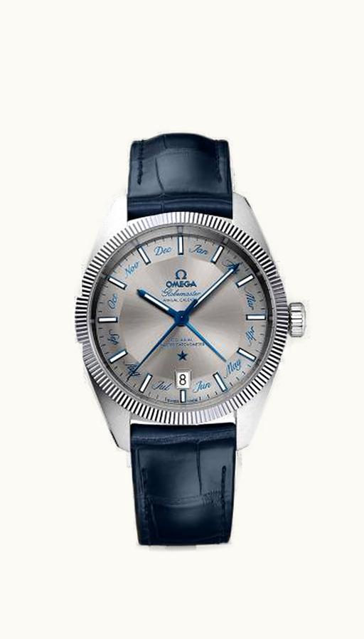 Omega Globemaster Annual Calendar Stainless Steel / Silver