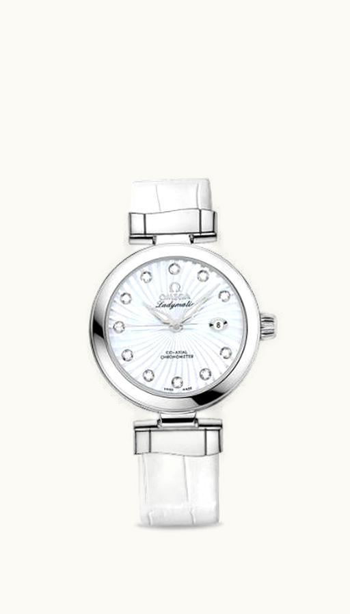 Omega LadyMatic Co-Axial 34 Stainless Steel / MOP