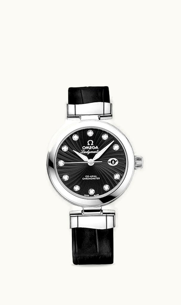 Omega LadyMatic Co-Axial 34 Stainless Steel / Black
