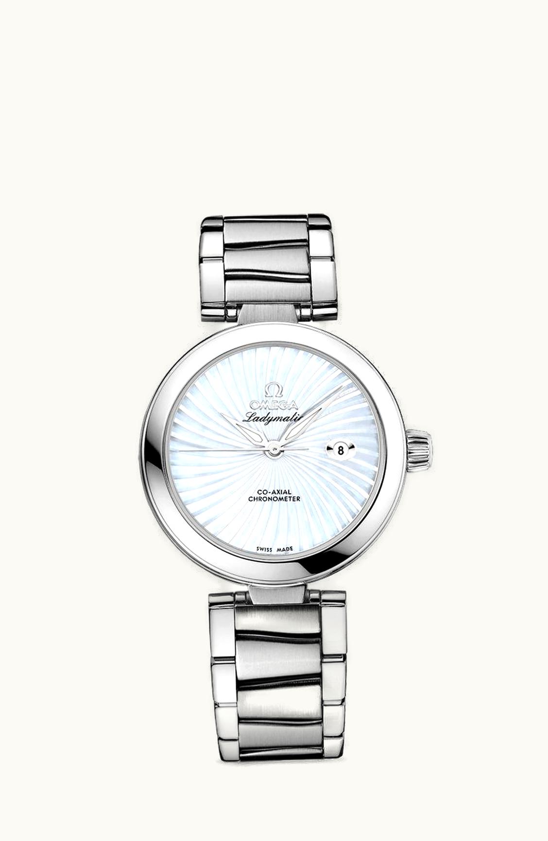 Omega LadyMatic Co-Axial 34 Stainless Steel / MOP / Bracelet