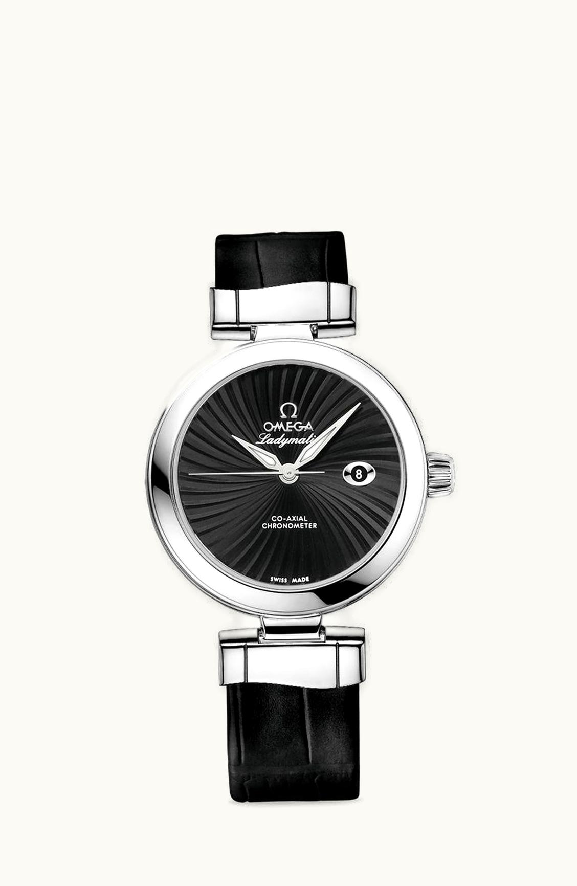 Omega LadyMatic Co-Axial 34 Stainless Steel / Black