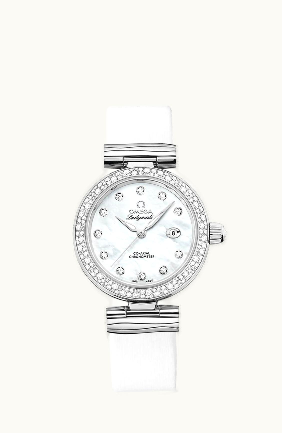 Omega LadyMatic Co-Axial 34 Stainless Steel / Diamond / MOP