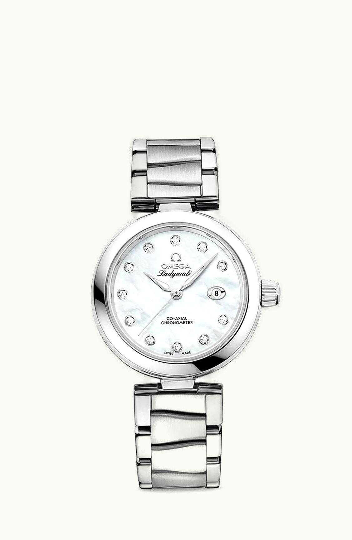 Omega LadyMatic Co-Axial 34 Stainless Steel / MOP / Bracelet