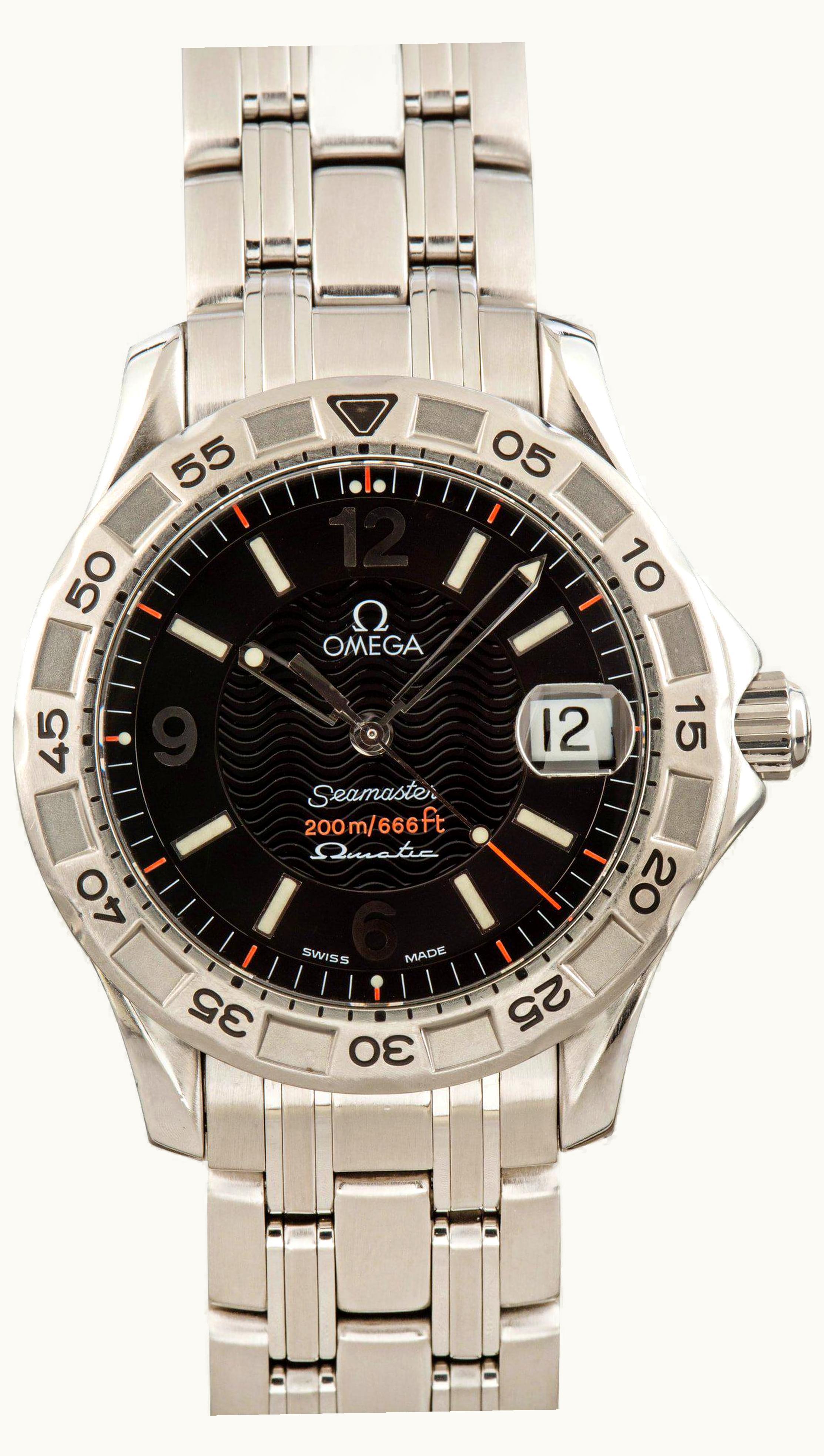 Omega Seamaster Diver 200M OmegaMatic Stainless Steel / Black / Bracelet