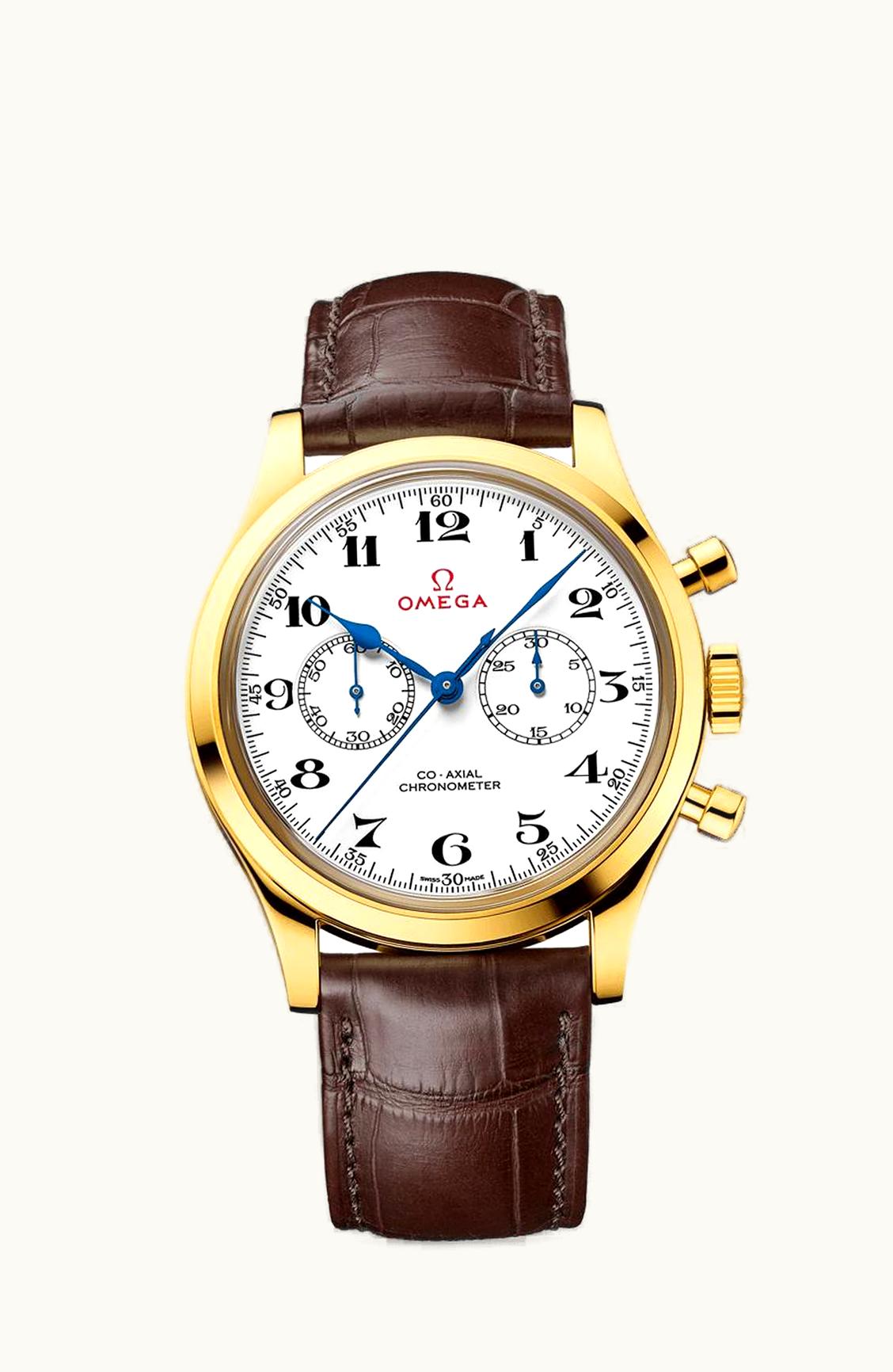 Omega Museum Collection N° 10 Olympic Official Timekeeper Co-Axial Chronograph Yellow Gold