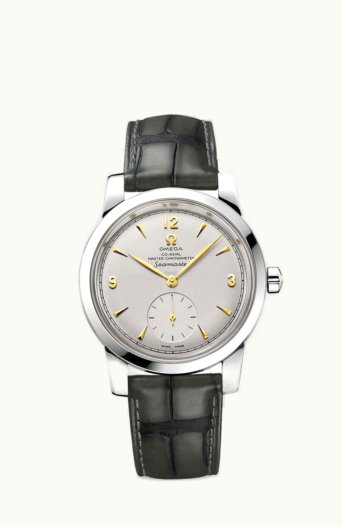 Omega Seamaster 1948 Small Seconds Platinum / Silver / Alligator