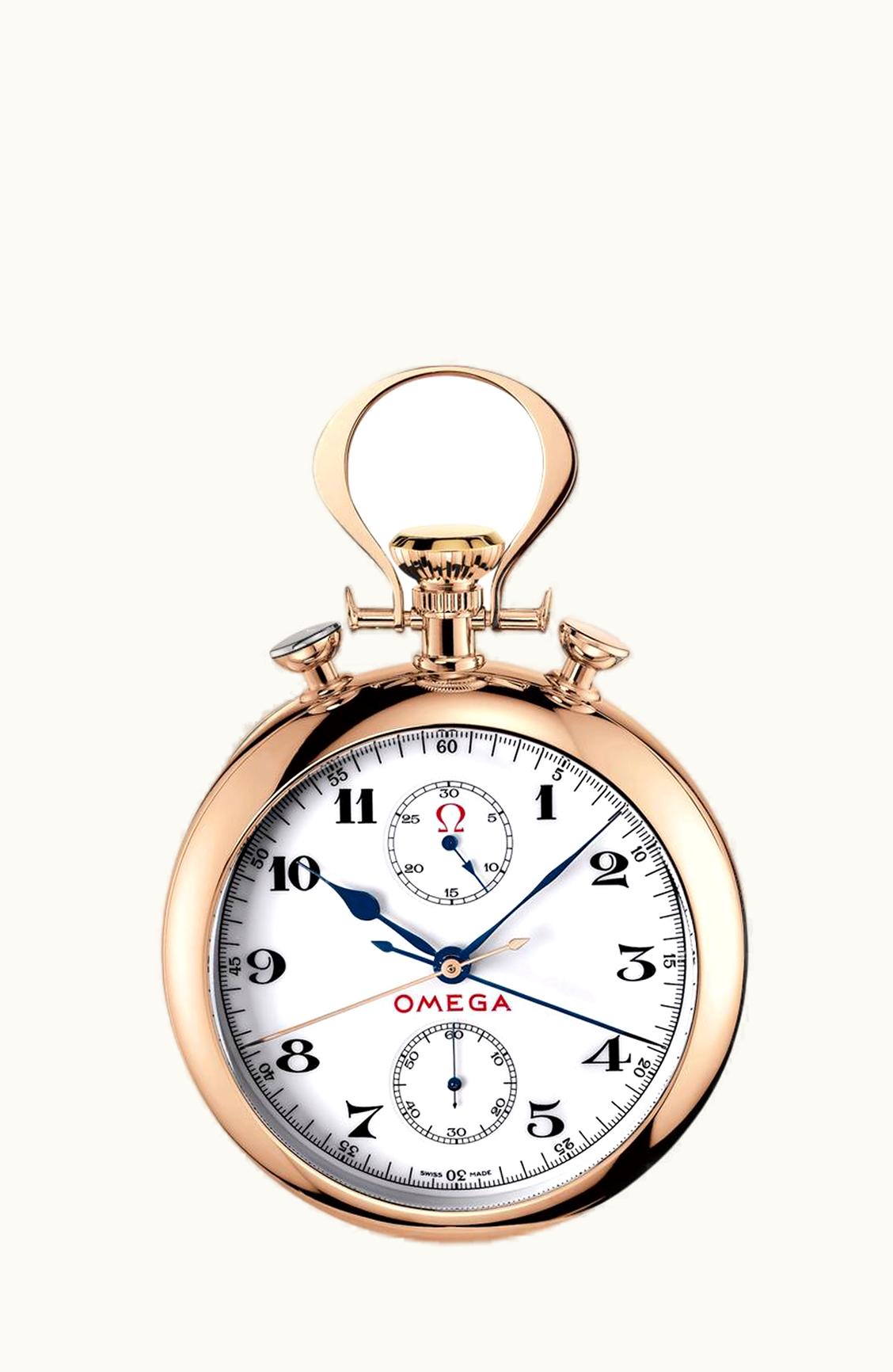 Omega Olympic Pocket Watch 1932 Red Gold