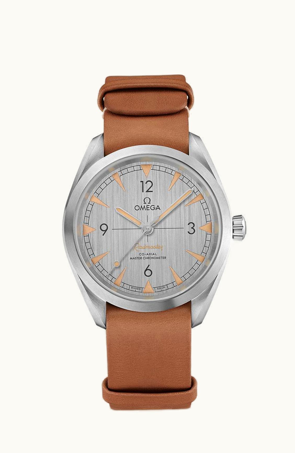 Omega Railmaster Omega Co-Axial Master Chronometer 40 Stainless Steel / Silver / Strap