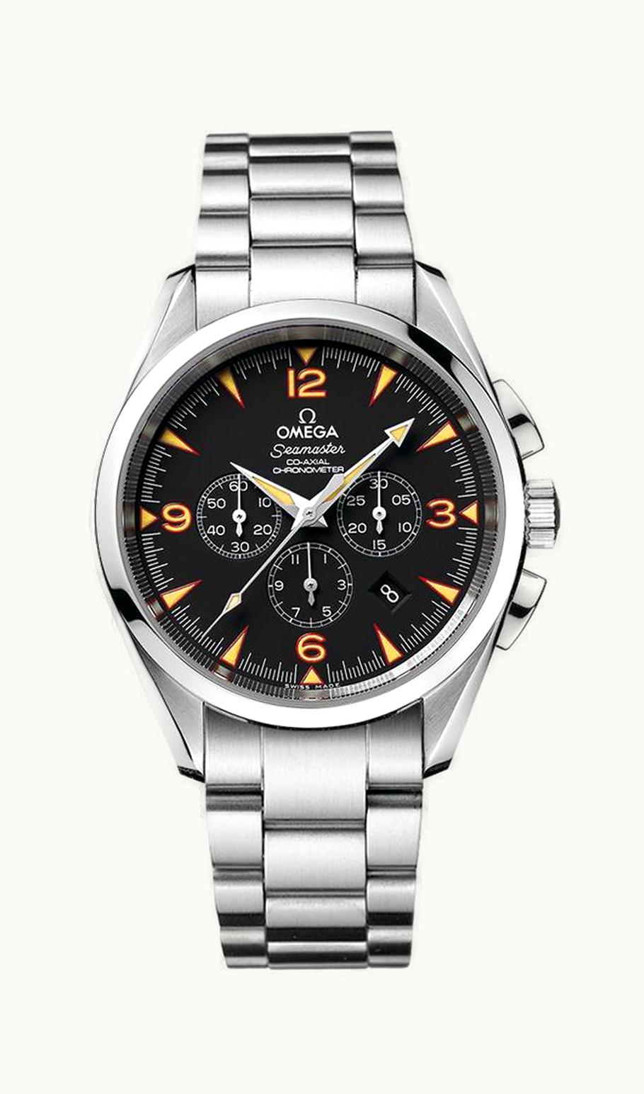 Omega Seamaster Aqua Terra 150M Co-Axial 42.2 Railmaster Chronograph / Bracelet / China Explorer Yellow