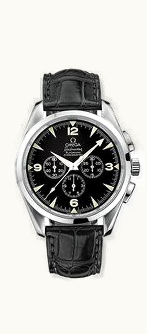 Omega Seamaster Aqua Terra 150M Automatic 42.2 Railmaster Chronograph / Black Alligator