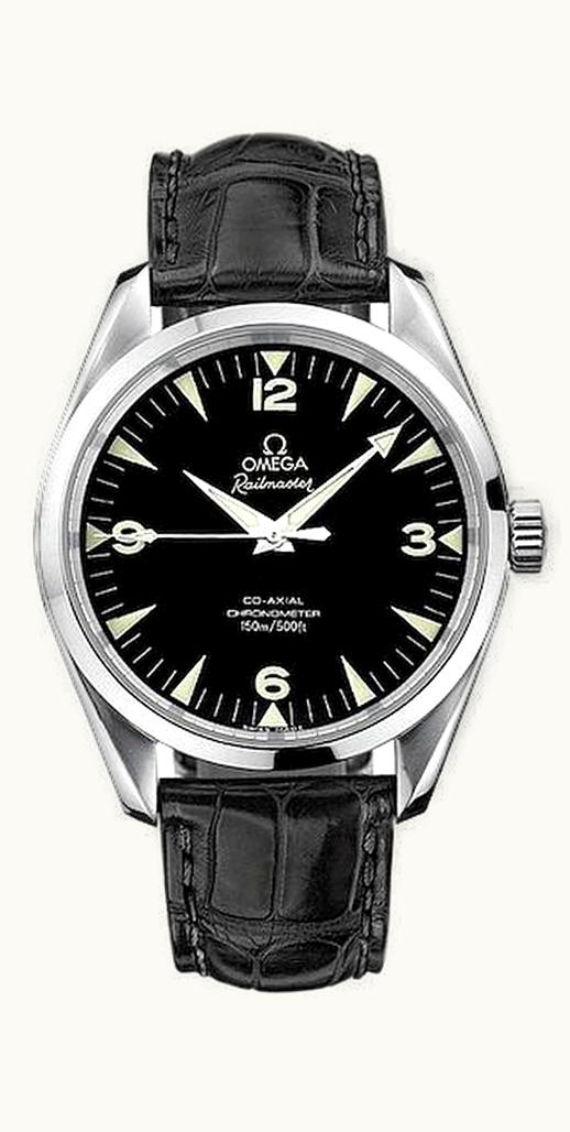 Omega Seamaster Aqua Terra 150M Co-Axial 39.2 Railmaster / Black Alligator