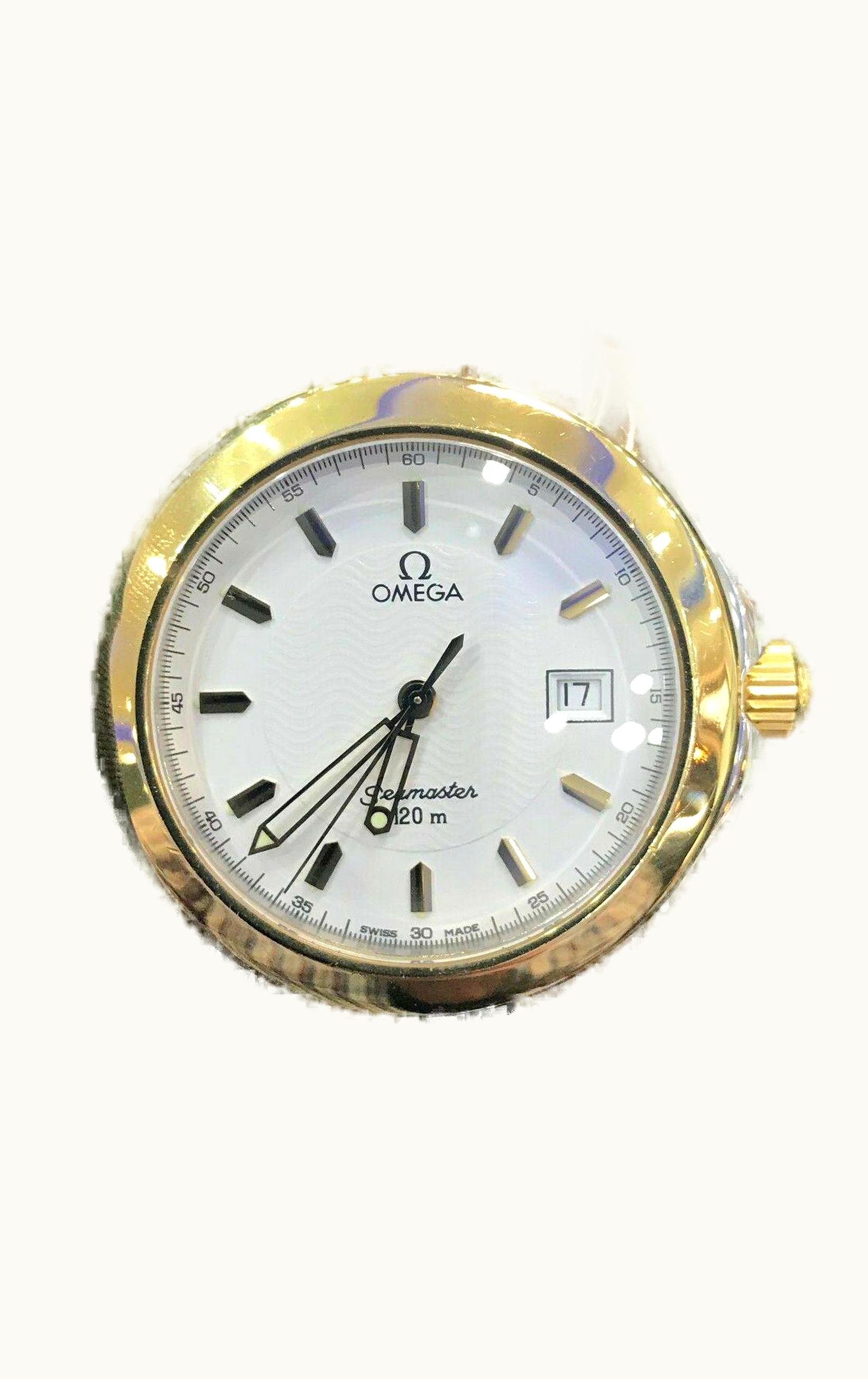 Omega Seamaster 120M Quartz 41 Stainless Steel / Yellow Gold / White / Bracelet