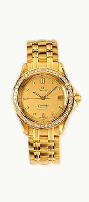 Omega Seamaster 120M Automatic 36.25 Yellow Gold / Diamond / Champagne