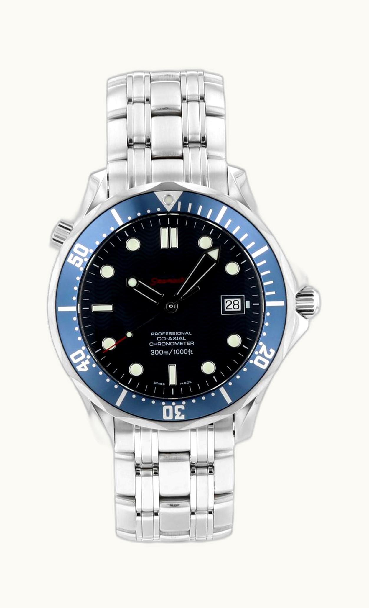 Omega Seamaster Diver 300M Co-Axial 41 Stainless Steel / Blue / Bracelet