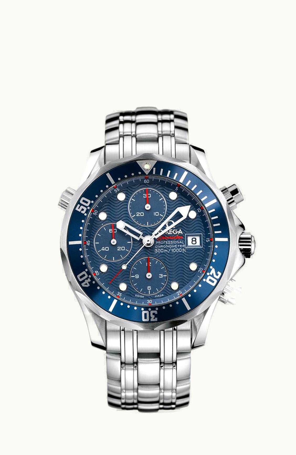 Omega Seamaster Diver 300M Automatic 41.5 Chronograph Stainless Steel / Blue / Bracelet