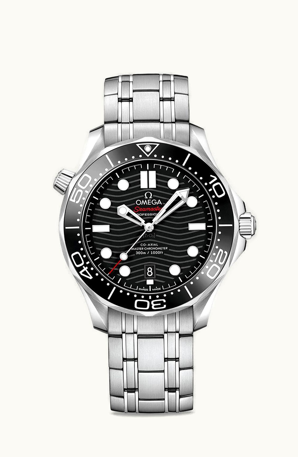 Omega Seamaster Diver 300M Master Co-Axial 42 Stainless Steel / Black / Bracelet