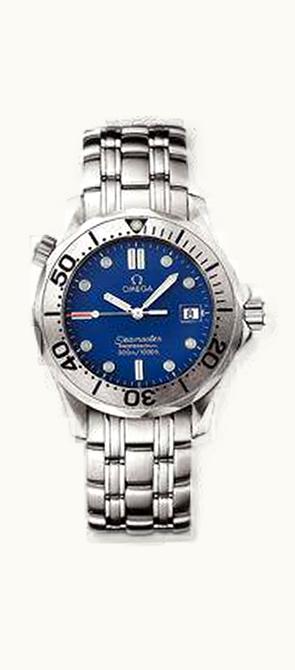 Omega Seamaster Diver 300M Quartz 36.25 Stainless Steel / Blue / Bracelet / Japan