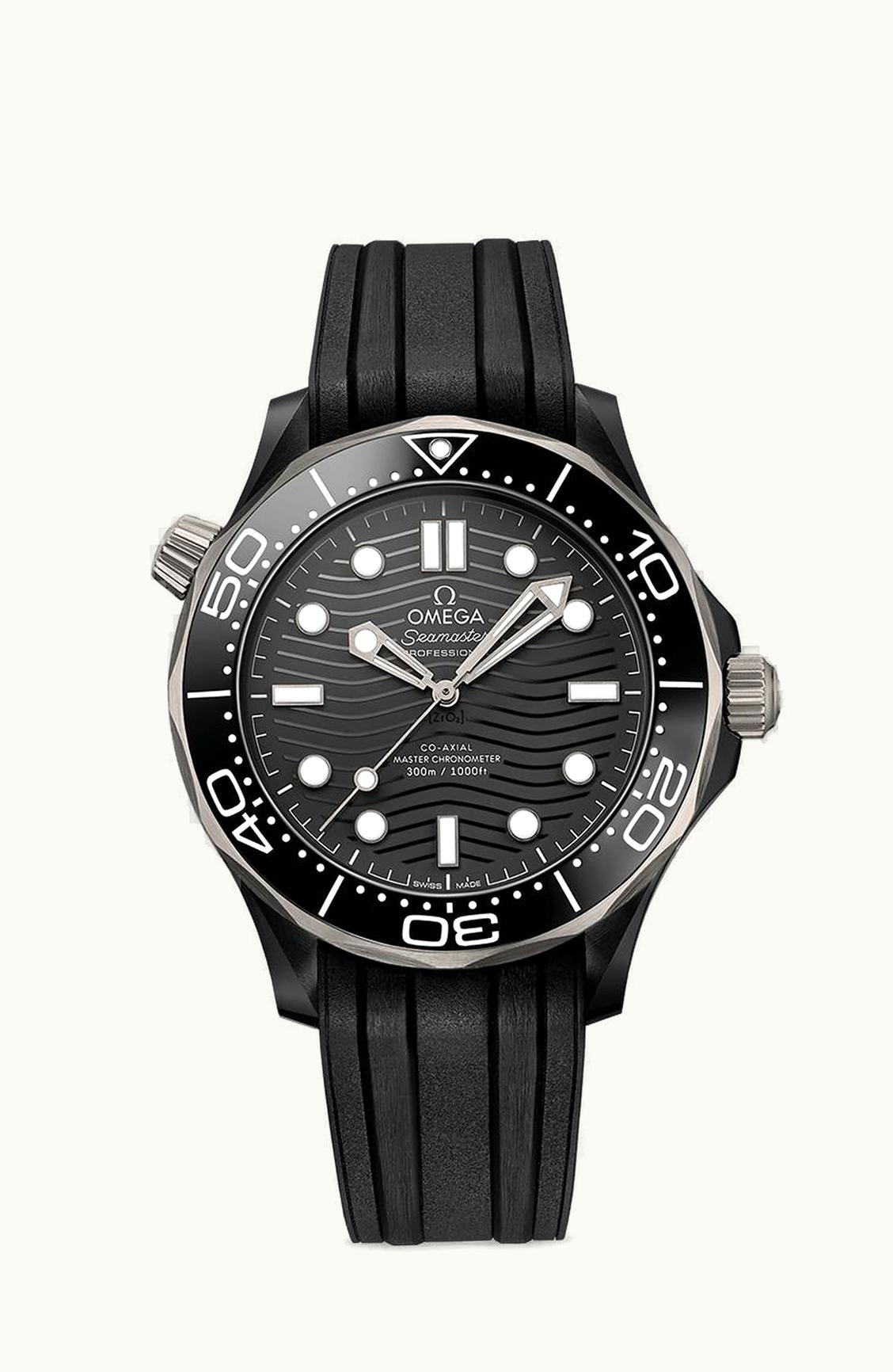 Omega Seamaster Diver 300M Master Co-Axial 43.5 Ceramic / Titanium / Black / Rubber