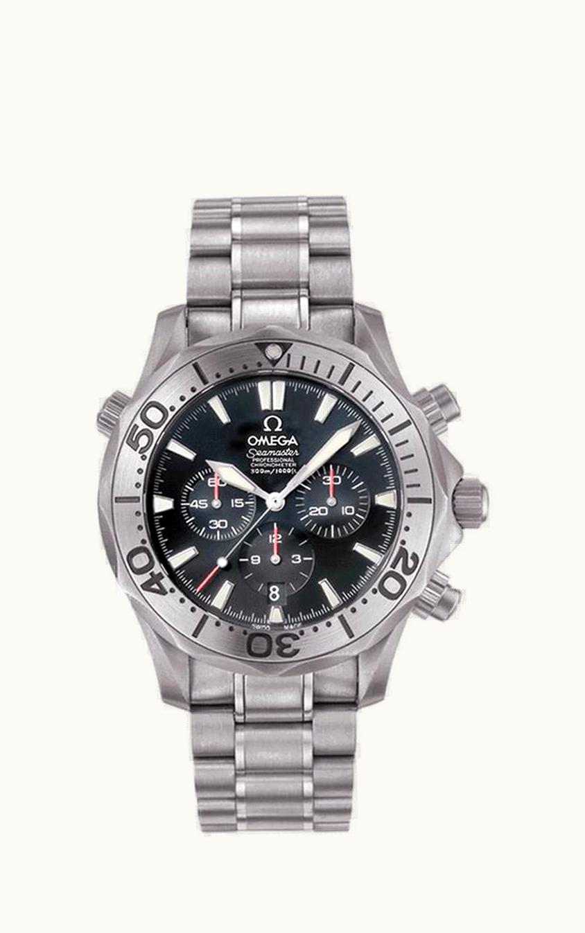 Omega Seamaster Diver 300M Automatic 41.5 Chronograph Titanium / Black / Bracelet