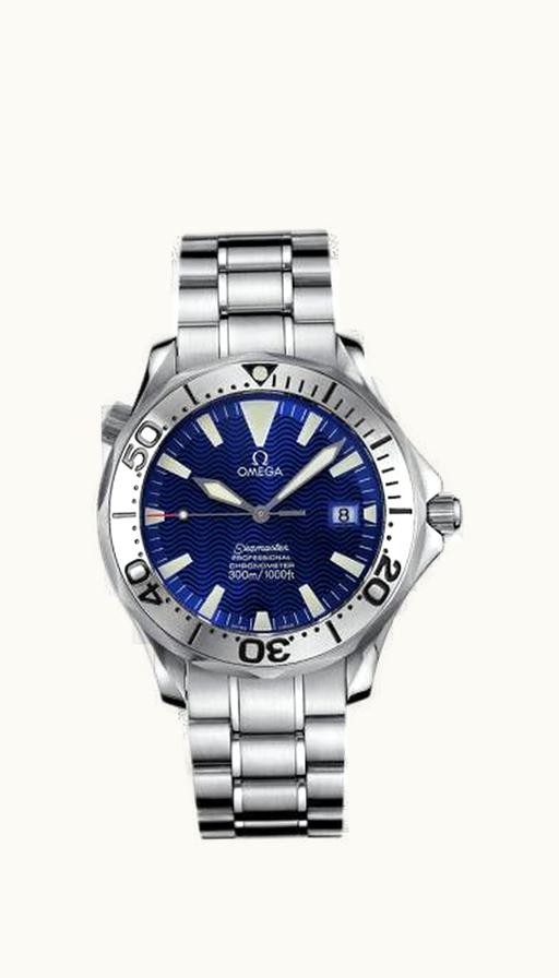 Omega Seamaster Diver 300M Automatic 41 Stainless Steel / Electric Blue / Bracelet / Royal Navy