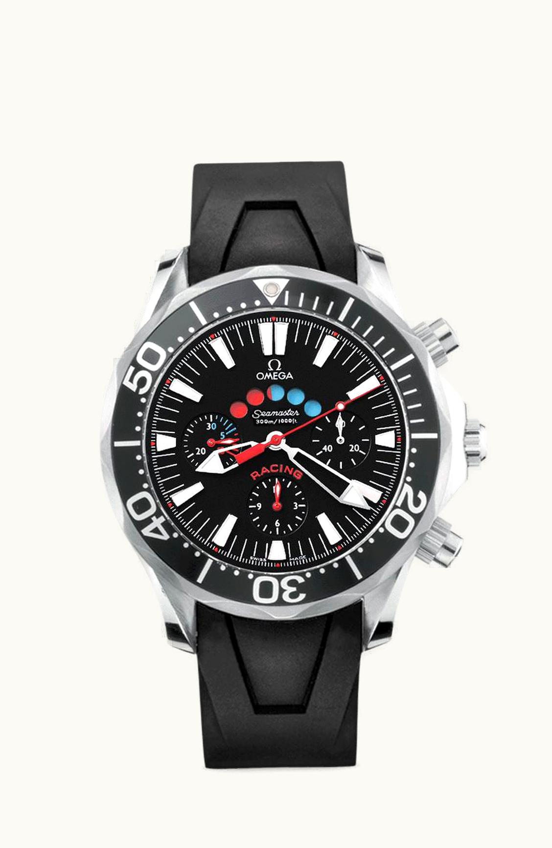 Omega Seamaster Diver 300M Automatic 44 Racing Chronometer Stainless Steel / Black / Rubber