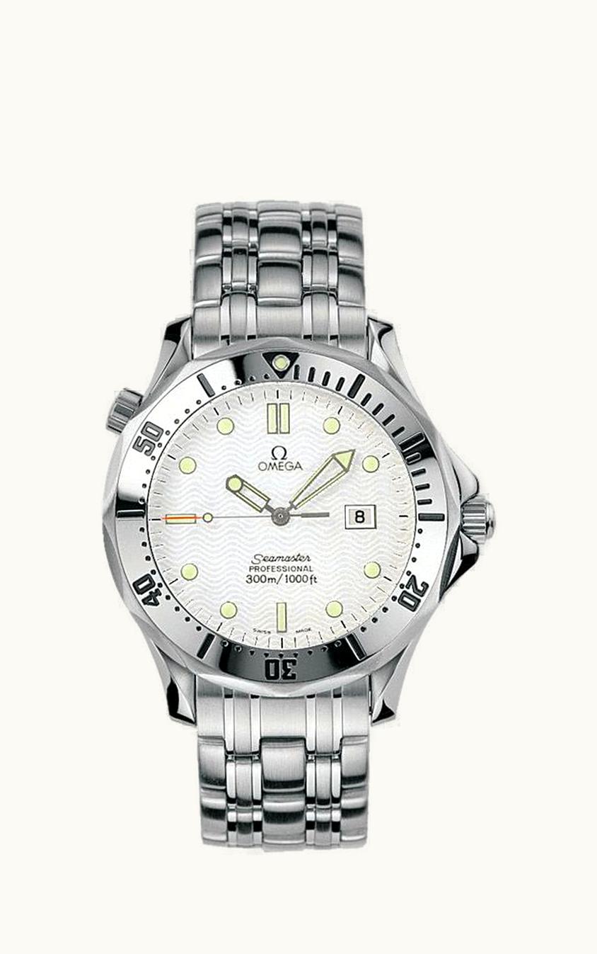 Omega Seamaster Diver 300M Quartz 41 Stainless Steel / White / Bracelet