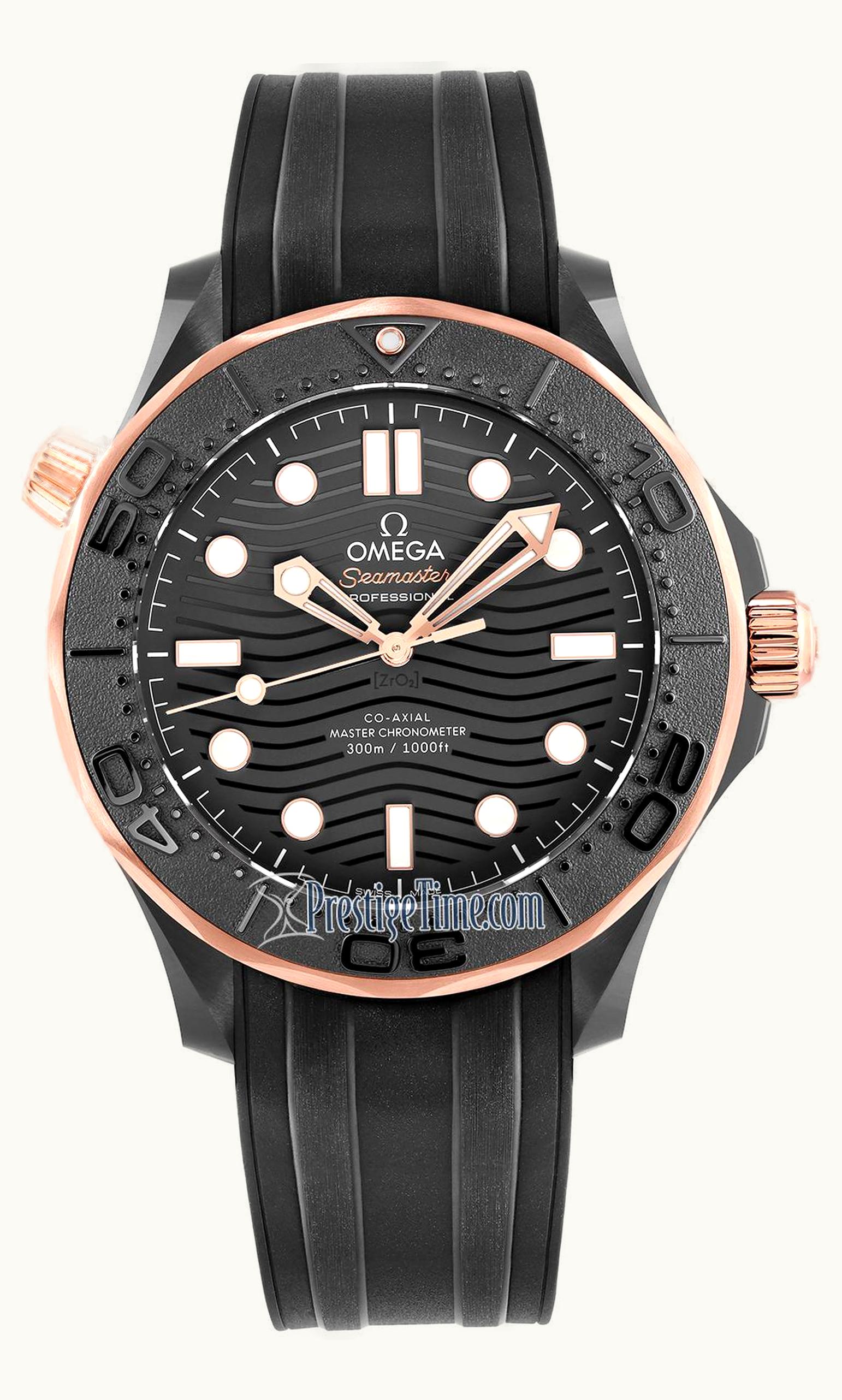 Omega Seamaster Diver 300M Master Co-Axial 43.5 Sedna Black