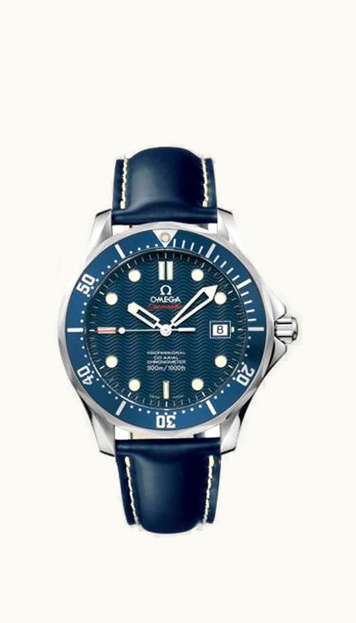Omega Seamaster Diver 300M Co-Axial 41 Stainless Steel / Blue / Rubber