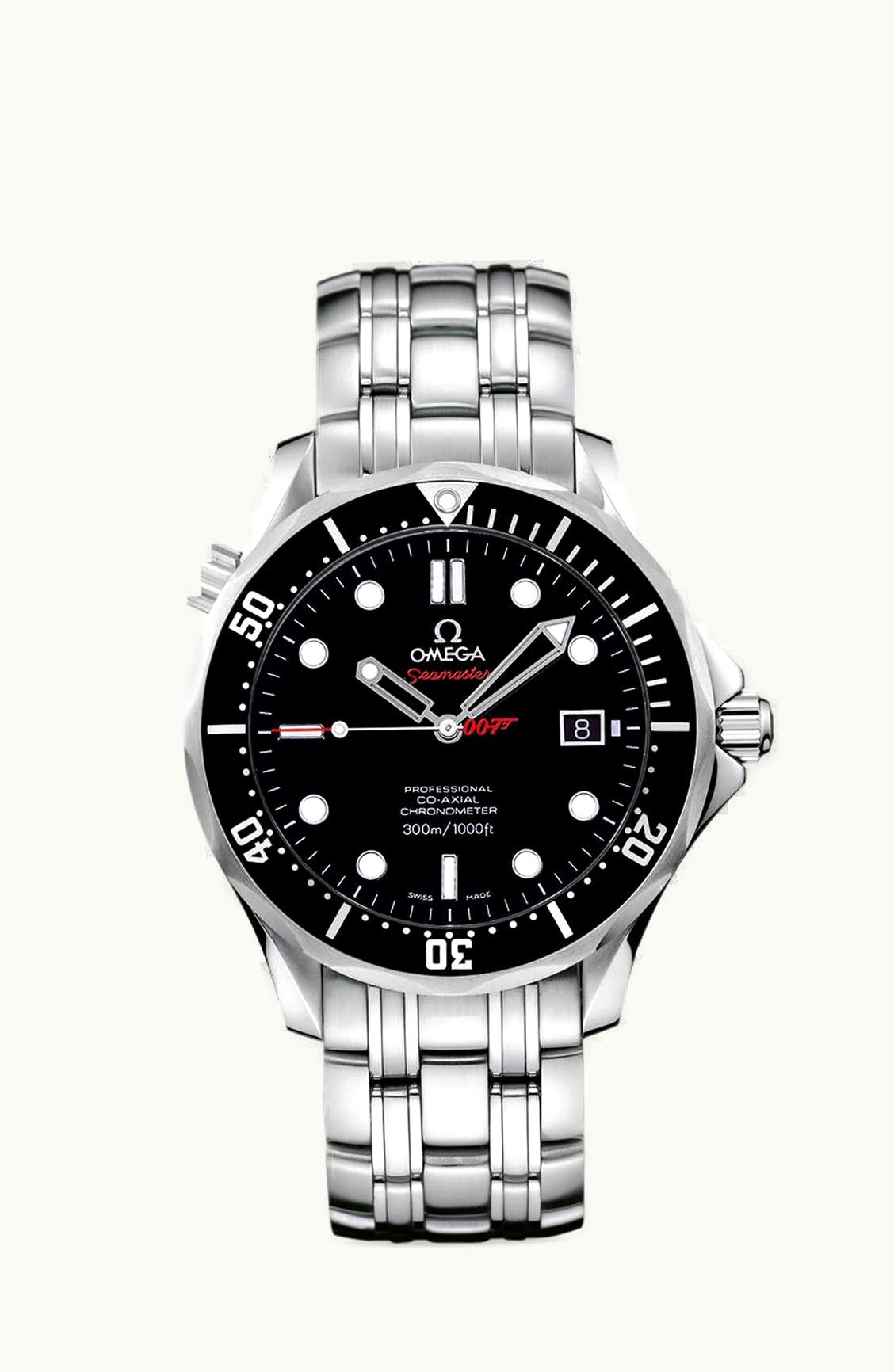 Omega Seamaster Diver 300M Co-Axial 41 Stainless Steel / Black / Bracelet / James Bond Quantum of Solace